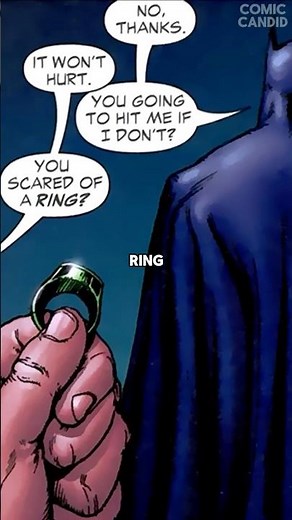 Batman Wields a Green Lantern Ring