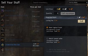 Guild Wars 2 - Crafting Dyes Can Earn You Gold