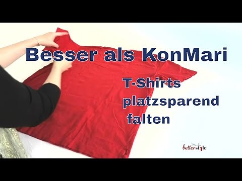 T-Shirts falten - besser als Marie Kondo