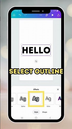HOW TO OUTLINE TEXT IN CANVA!