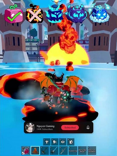 All Fruit F Ability vs Port Town #bloxfruits #roblox