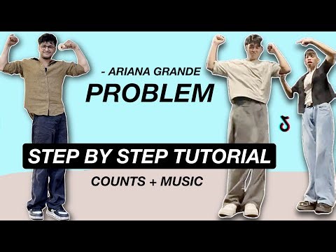 Ariana Grande - Problem Dance *STEP BY STEP TUTORIAL* (Beginner Friendly)