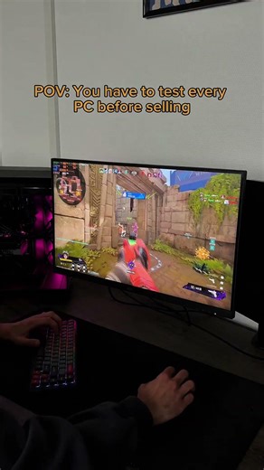 POV: You have to Benchmark every PC before selling.. #gaming #pc