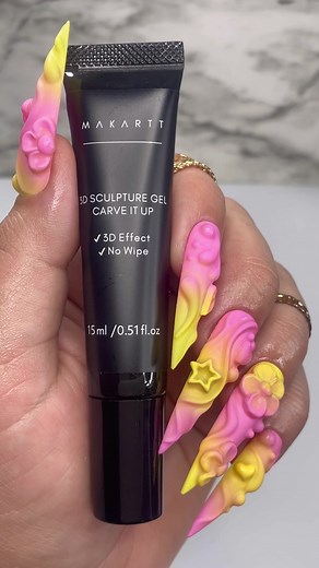 Makartt 3D Sculpture Gel Nail Art Tutorial