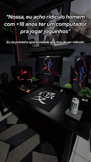 Desde criança quis ser ridículo assim! 😂#setup #pc #pcgaming #pcgamer #setupinspiration