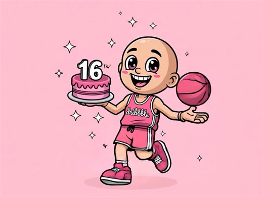 Dribbble's Sweet 16 : Celebrating  Dribbble 16th anniversary