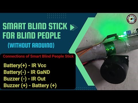 Smart Blind Stick Without Arduino (Innovative Project ) ✅