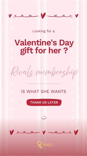Health & nutrition Rivals fitness on Instagram: "We know the algorithm plays its little games… It’ll show this video to you, not to him 👀 So don’t wait. Send it to him. Let him get you the offer. 🎁 Happy Valentine’s Day to our lovely Rivals family ❤️‍🔥"