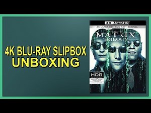The Matrix Trilogy 4K+2D Blu-ray Slipbox Unboxing