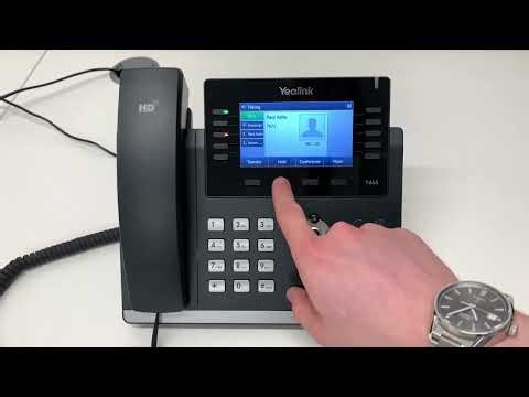 How to Put a Call on Hold on a Yealink T46