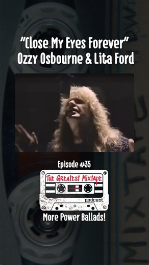 Power Ballads: Ozzy & Lita Ford “Close My Eyes Forever” #music #powerballad #ozzyosbourne