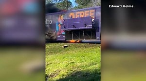 BUS FIRE: A charter bus carrying University of Alabama students caught on fire. | FOX8