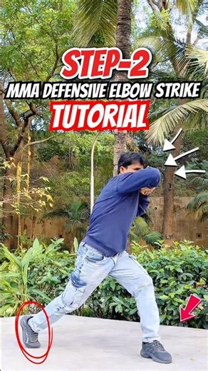 Mma elbow counter attack tutorial 🥋💥#mma #tutorial #trending #viral #shorts #ufc #muaythai #karate