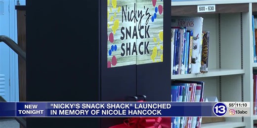 "Nicky's Snack Shack" launched in memory of Nicole Hancock