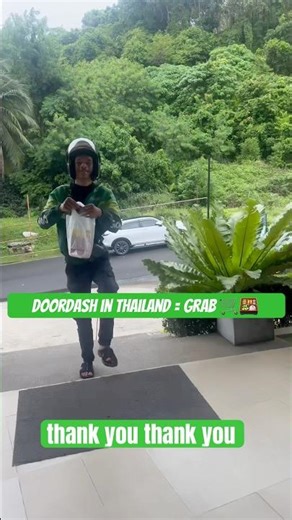 🇹🇭 #Grab Delivery is on a Different Level in #thailand ! 🤯🔥 #GrabFood #fyppp #grabdelivery