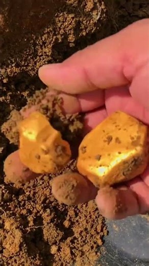 we found Gold | #goldhunting #gold #treasure #metaldetecting #shorts