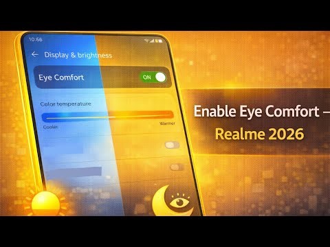 How to Enable Eye Comfort Shield on Realme Phone (2026 Guide)