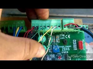 Video 3. Adaptación de tarjeta ZBX6 CAME, Transformador y receptora genérica.