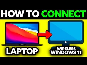How To Connect Laptop to Monitor Wireless Windows 11 (2025) - Step by Step
