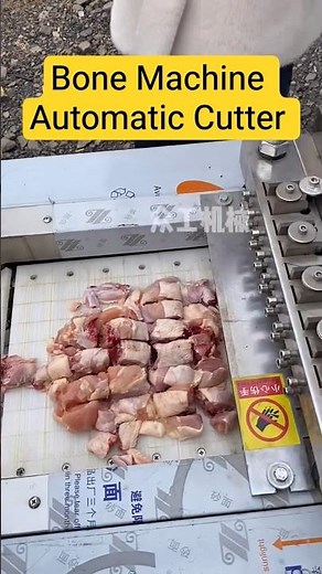 Automatic Bone Cutting Machine #BoneCutter#BoneMachine #AutomaticCutter#MeatProcessing #BoneChopper