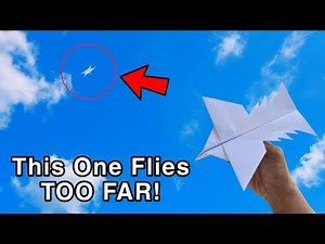 How to Make a Paper Airplane “Sky Predator” | Easy Origami Plane that Flies Far