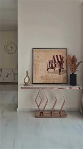 Luxury Console Design for Entrance | Modern Entryway Styling Ideas | NJ Design Studio