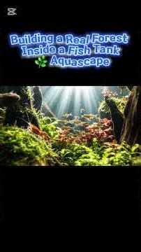 텅 빈 어항 속에 진짜 숲이 만들어지는 과정 Building a Real Forest Inside a Fish Tank 🌿 Aquascape空っぽの水槽の中に本物の森ができるまで