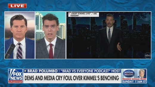 Fox News guest on Jimmy Kimmel: "It's an attack on the first amendment for the FCC chairman to speak almost like a mafia boss"