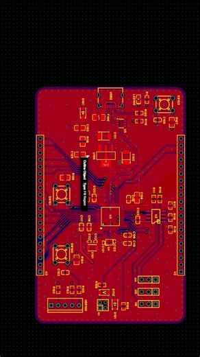 STM32 I2C EEPROM Evaluation Board PCB Design