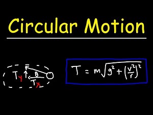 Uniform Circular Motion Formulas - Centripetal Acceleration, Tension Force, Frequency, and Period