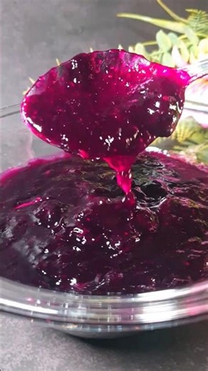 🫐 Homemade Blueberries Sauce | Perfect Topping for Dessert #shorts #blueberrycompote #blueberry