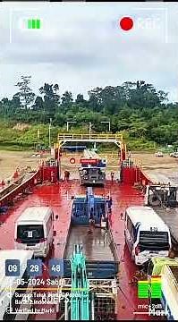 🚢 LCT. TSM CHARLOTTE Loading Rolling On @ BOF Tangguh LNG Papua 🇮🇩 #shipping #logistics #offshore