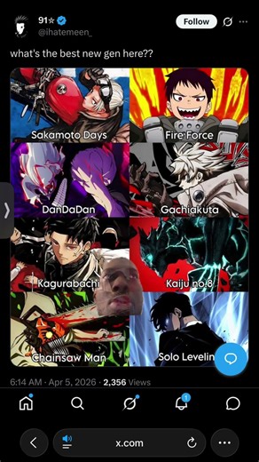 #anime #newgen #bestandworst