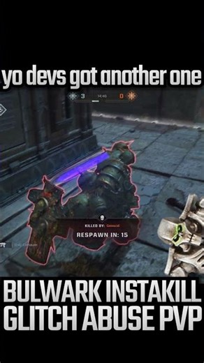 yo devs bulwark got dat instakill glitch on flex -- whack em