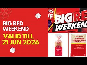 Shoprite BIG RED Weekend Deals! Massive Savings Until 21 June 2026 | SmartSaver