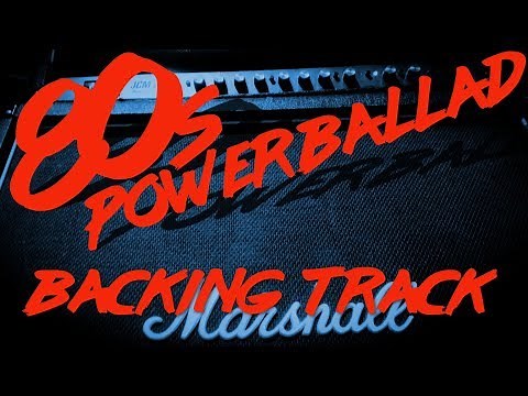 Power Ballad Backing Track - 80s Metal Ballad in E minor
