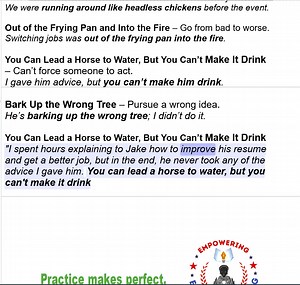 5.1K views · 46 reactions | Idioms Made Easy | Meanings & Examples | Empowering English Learning | Facebook