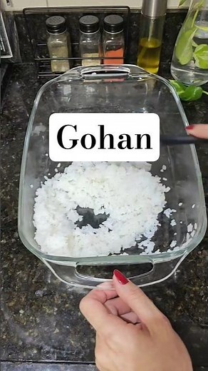 Como preparei o arroz Japonês "Gorah",aqui na minha casa.
