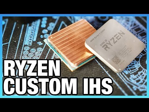 Ryzen Custom Copper IHS Tested