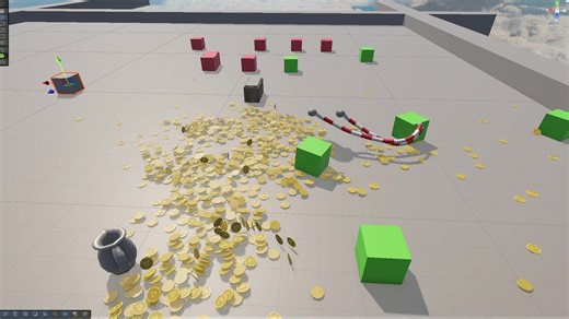 unity 物理反弹示例2