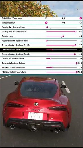 Fix Your Controller in Forza Horizon 6! (Deadzone Secret) 🎮 #shorts #fh6 ##controllersettings