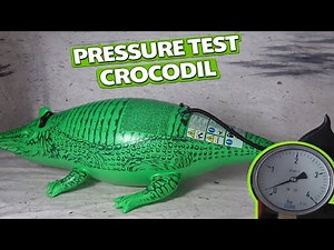 Pop inflatable - Inflation Experiment How Big Can the Intex Crocodile Get 🐊💨