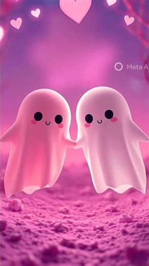Cute Ghost Couple in Love 👻💞 | Sweet Romantic Vibes
