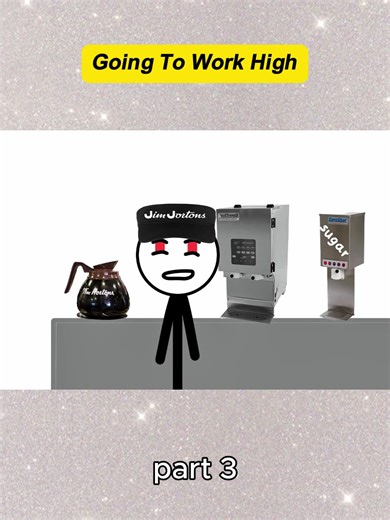 Going To Work High - part 3 #usa #fyp #work #high #cartoon