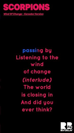 Scorpions - Wind Of Change | Karaoke Version