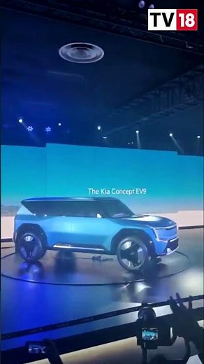 Auto Expo 2023: Kia EV9 Concept SUV Unveiled In India | #Shorts | CNBC-TV18