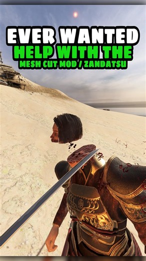 How to get BRUTAL Mesh Cut Mod in NOMAD | Blade & Sorcery