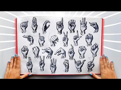 Sketchbook Challenge! 100 Hands in 3 Days