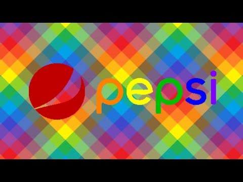 Colorful Pepsi logo animation