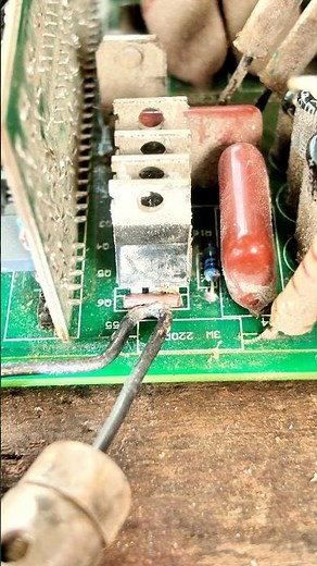 Fast & Simple Electronic Component Removal #shorts #repairhacks #tips
